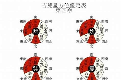 西四命住东四宅|东四命卦和西四命卦的速查表